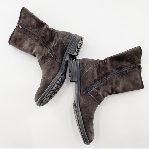 Paul Green Adison Dark Grey Suede Boots US Sz 9.5 - Picture 2 of 10